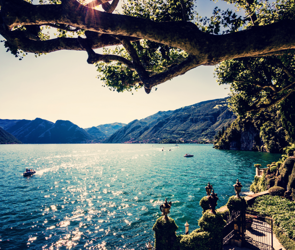 Nature art - Lake Como